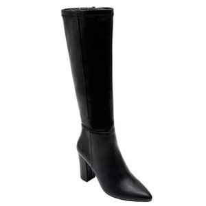 JANE AND THE SHOE Women's Mabel Block-Heel Tall Dress Boots 8.5M